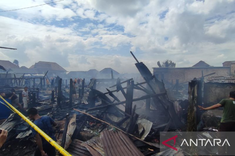 Kebakaran rumah di palembang