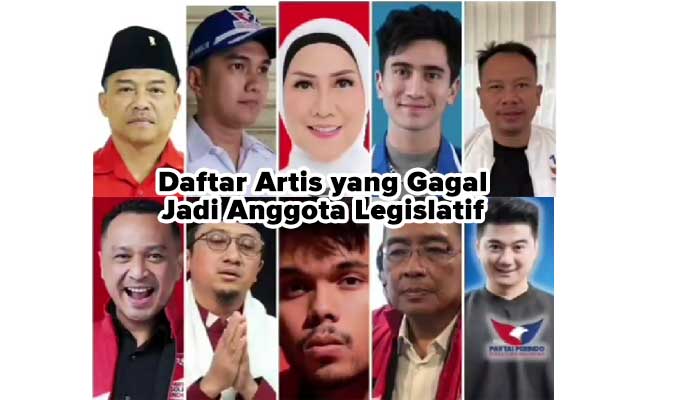 Caleg-Artis-Gagal di pemilu 2024