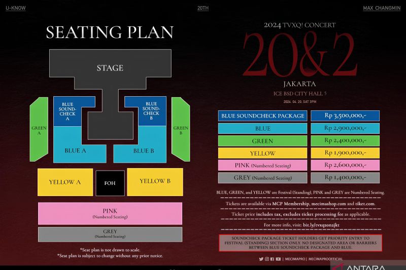 Tiket Konser TVXQ 2024